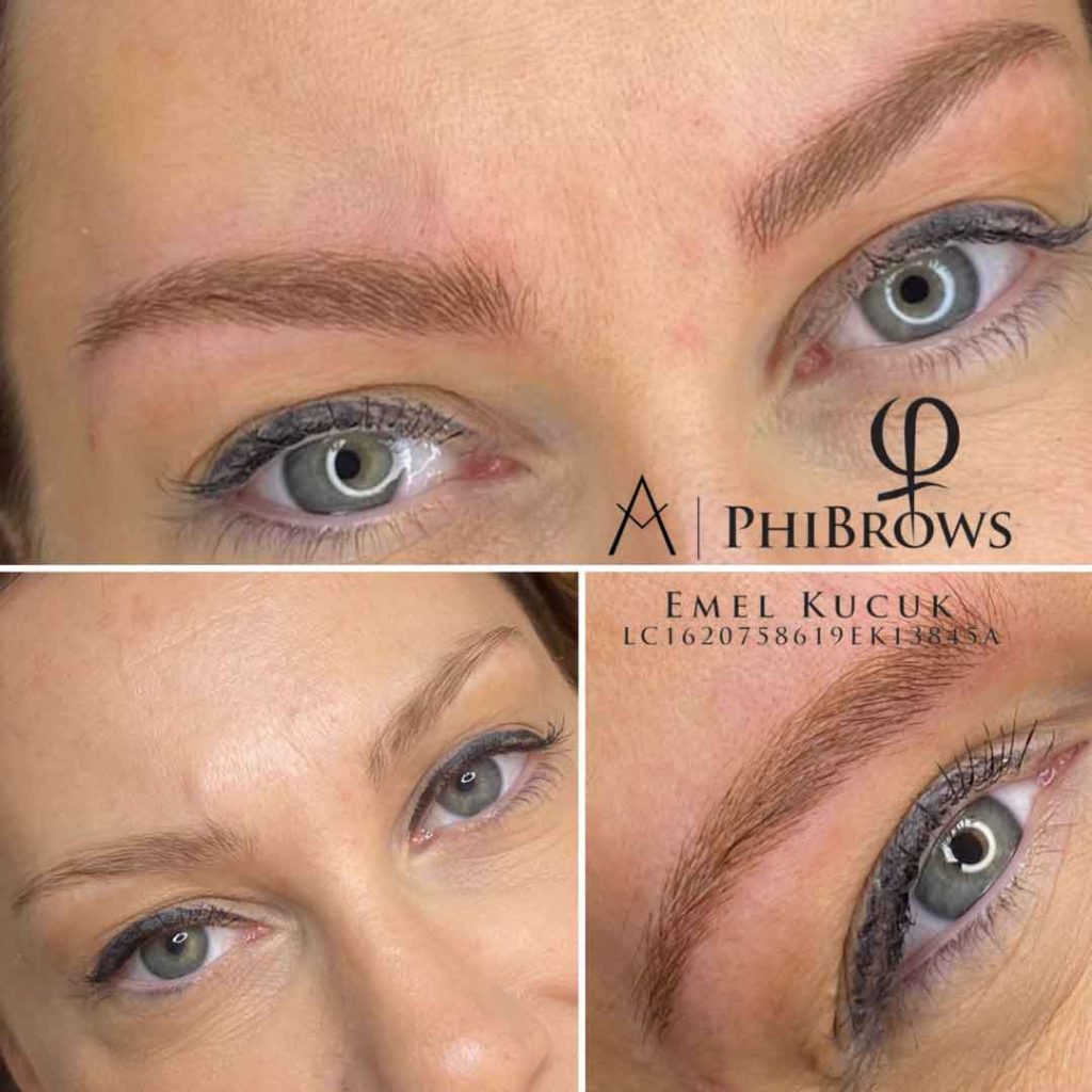 Annual Microblading touch-up by Emel Kucuk